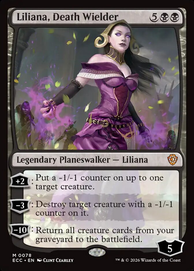 Liliana, Death Wielder #78 - Lorwyn Eclipsed Commander (ECC)