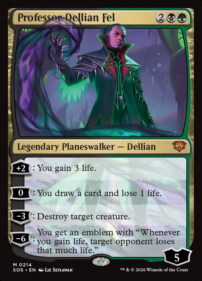 Professor Dellian Fel - Secrets of Strixhaven (SOS)