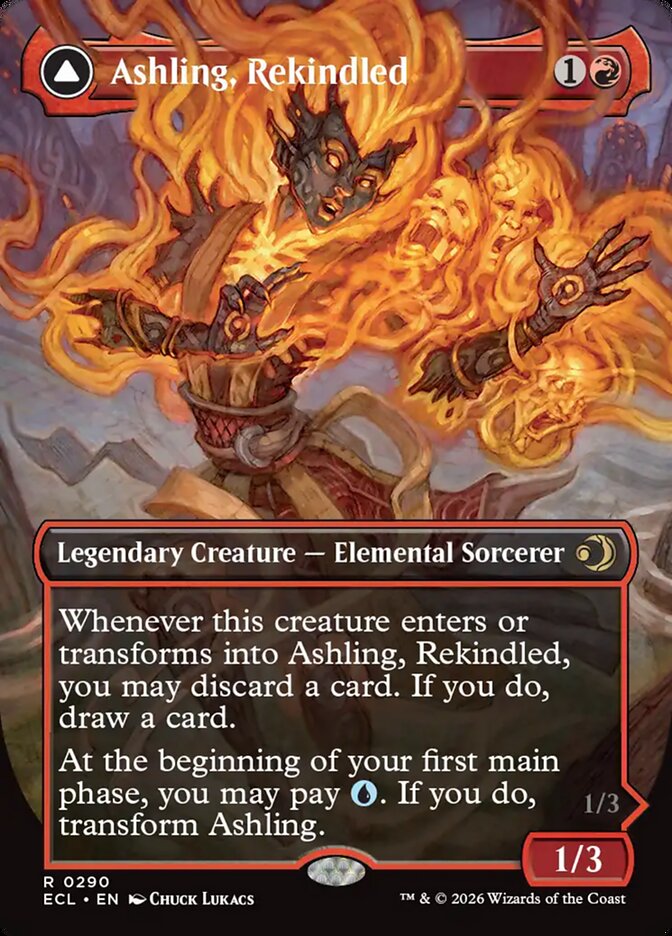 Ashling, Rekindled // Ashling, Rimebound #290 - Lorwyn Eclipsed (ECL)