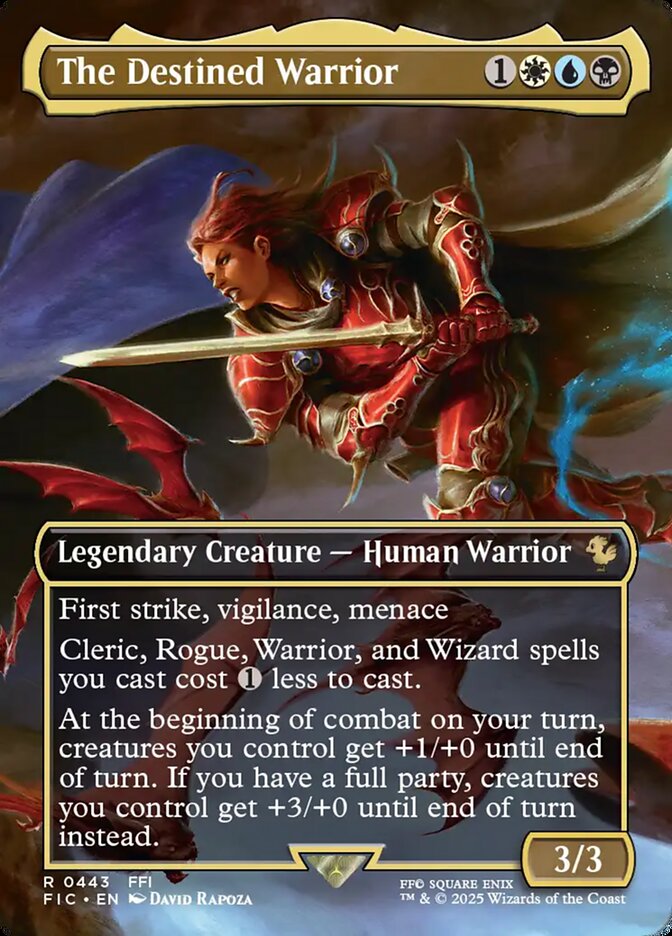 The Destined Warrior #443 - Final Fantasy Commander (FIC)