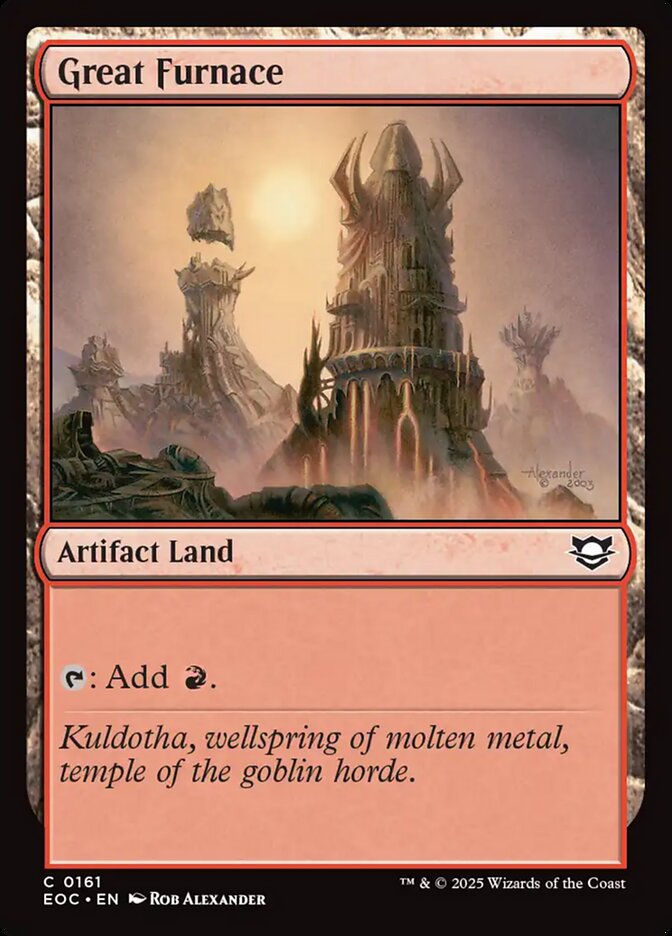 Great Furnace - Edge of Eternities Commander (EOC)
