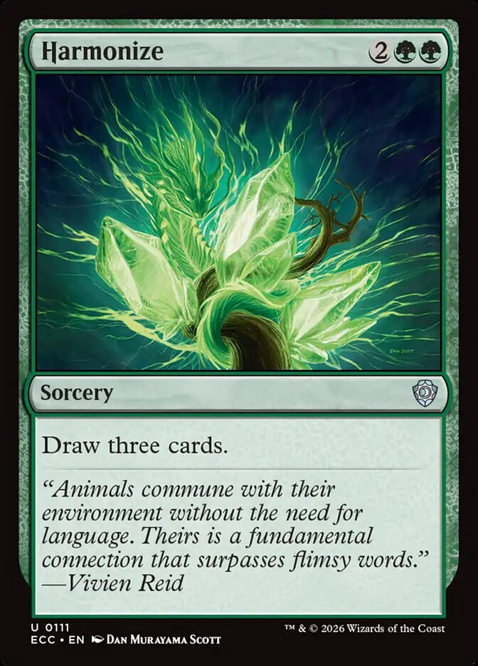 Harmonize - Lorwyn Eclipsed Commander (ECC)
