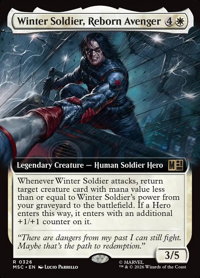 Winter Soldier, Reborn Avenger - Marvel Super Heroes Commander (MSC)