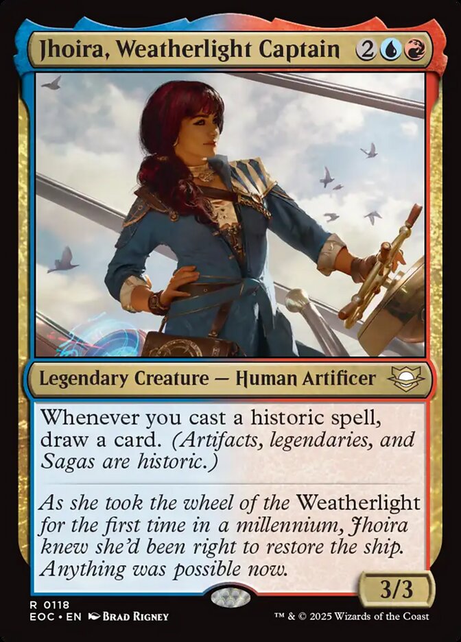 Jhoira, Weatherlight Captain - Edge of Eternities Commander (EOC)