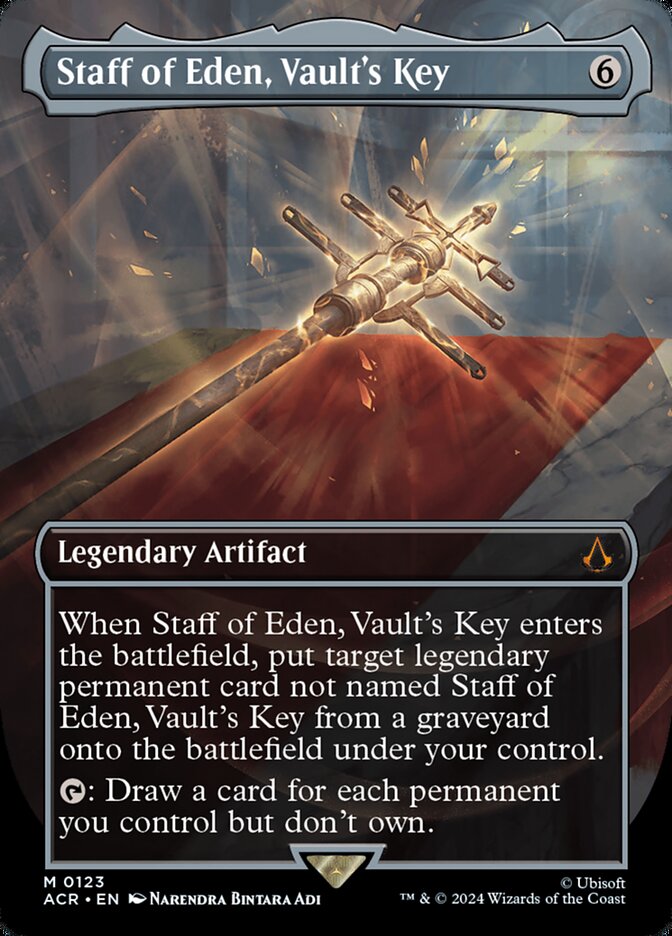 Staff of Eden, Vault's Key #123 - Assassin's Creed (ACR)