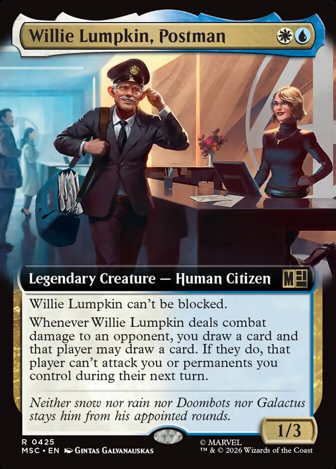 Willie Lumpkin, Postman - Marvel Super Heroes Commander (MSC)
