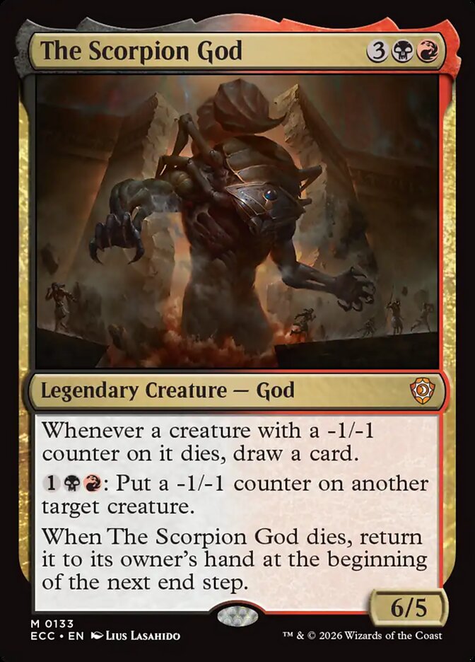 The Scorpion God #133 - Lorwyn Eclipsed Commander (ECC)