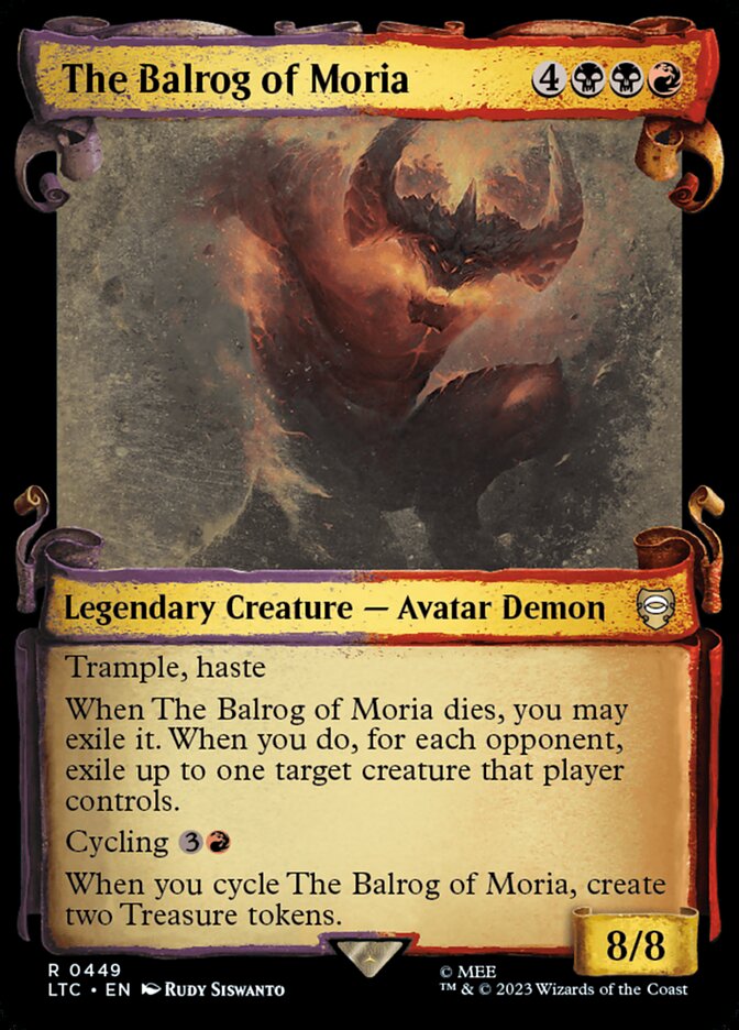 The Balrog of Moria #449 - Tales of Middle-earth Commander (LTC)