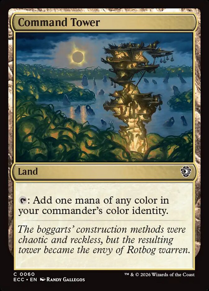Command Tower #60 - Lorwyn Eclipsed Commander (ECC)