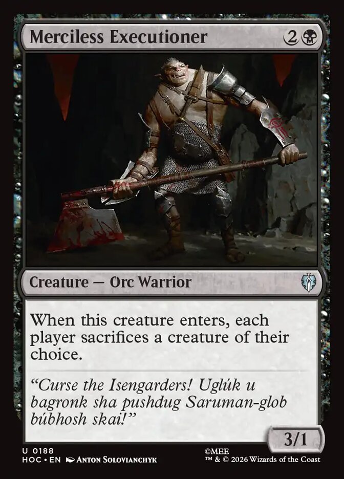 Merciless Executioner - The Hobbit Eternal (HOC)