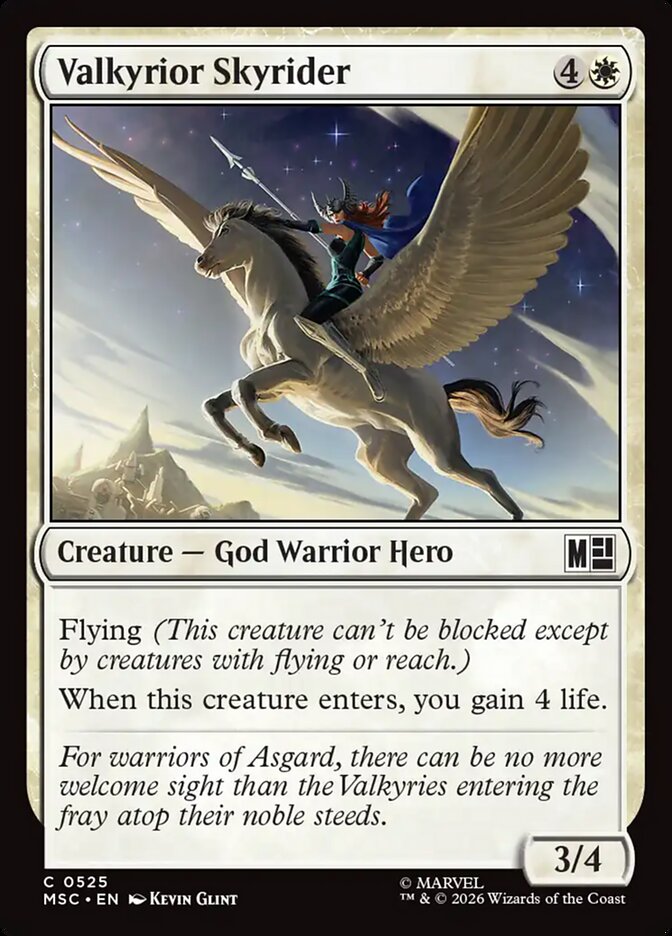 Valkyrior Skyrider - Marvel Super Heroes Commander (MSC)