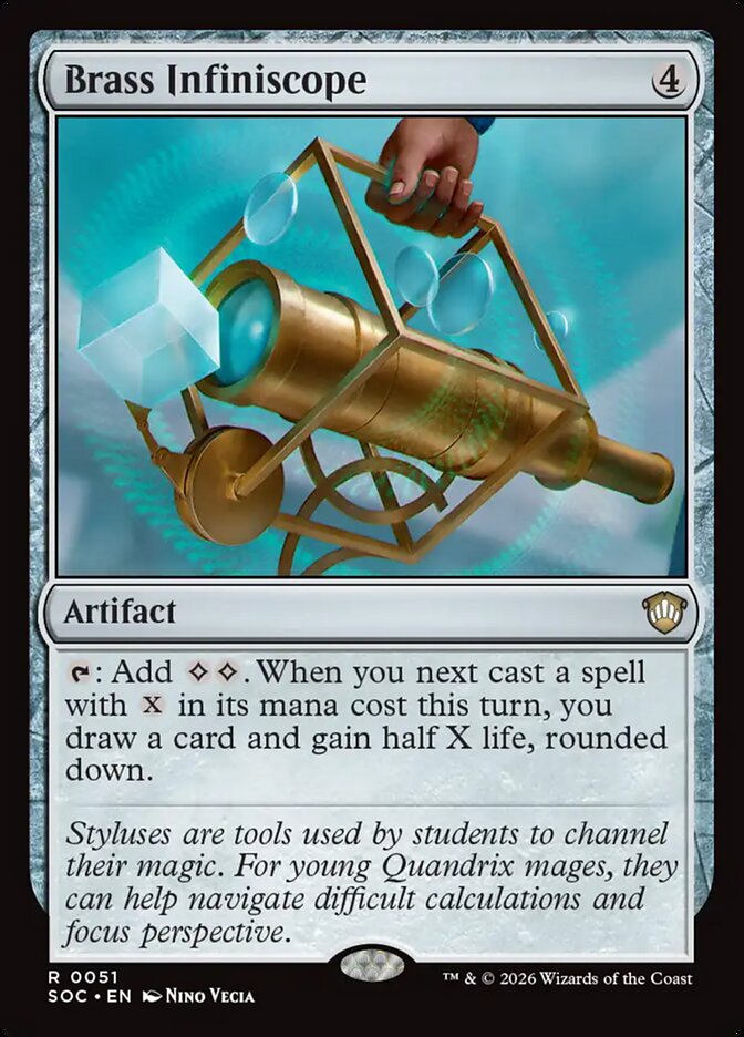 Brass Infiniscope - Secrets of Strixhaven Commander (SOC)