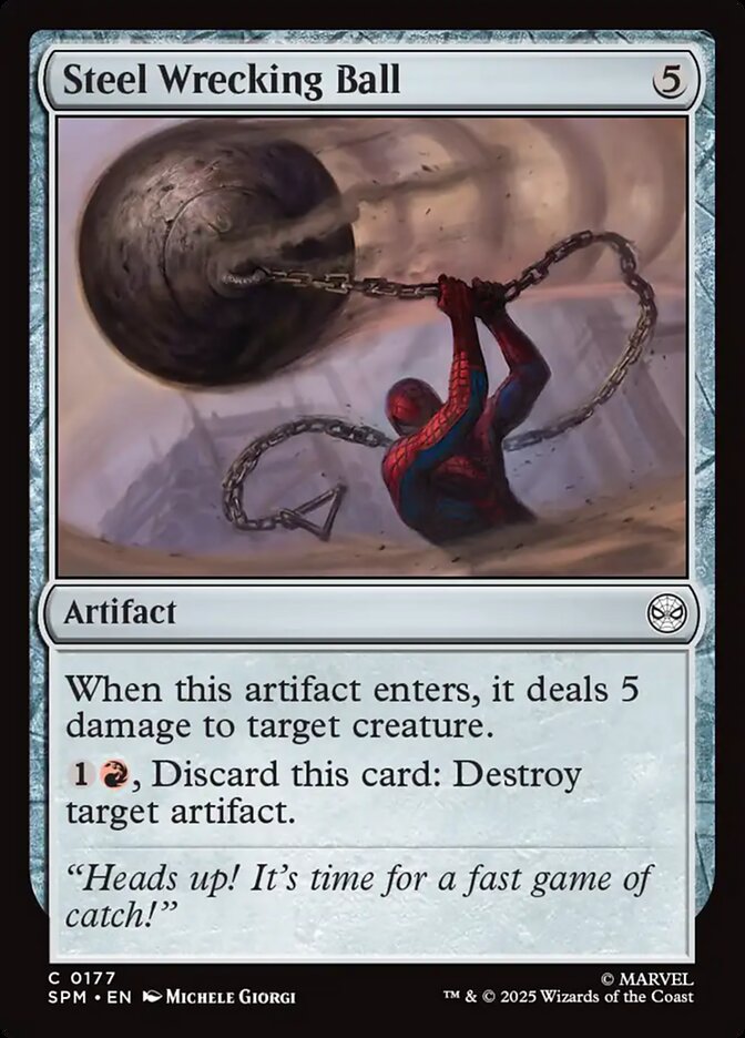 Steel Wrecking Ball #177 - Marvel's Spider-Man (SPM)