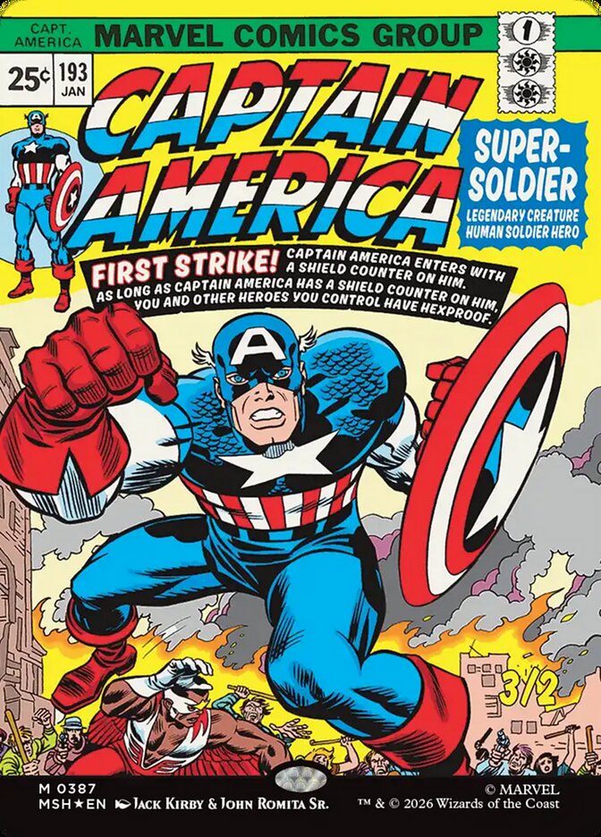 Captain America, Super-Soldier - Marvel Super Heroes (MSH)