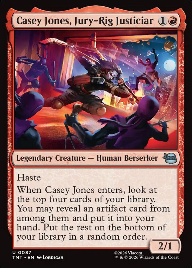 Casey Jones, Jury-Rig Justiciar #87 - Teenage Mutant Ninja Turtles (TMT)