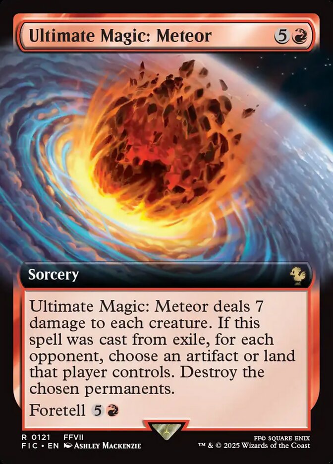 Ultimate Magic: Meteor #121 - Final Fantasy Commander (FIC)