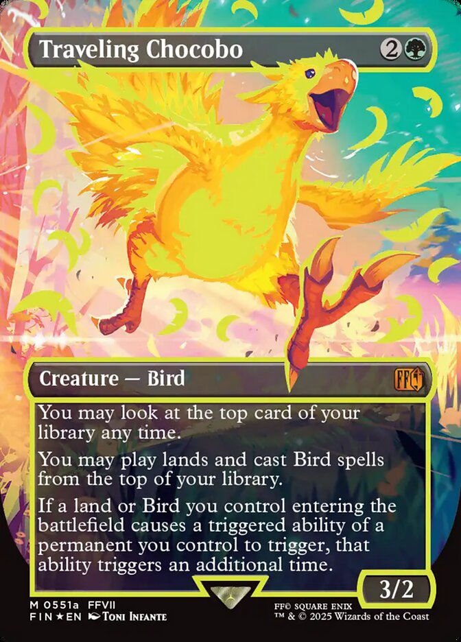 Traveling Chocobo #551a - Final Fantasy (FIN)