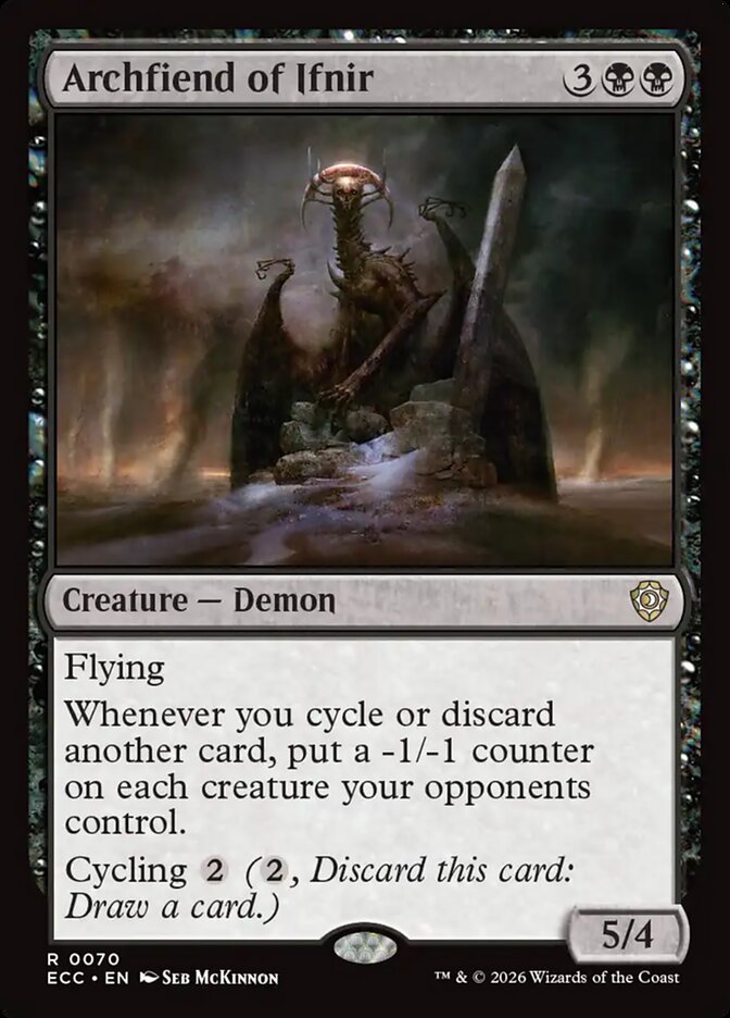 Archfiend of Ifnir #70 - Lorwyn Eclipsed Commander (ECC)