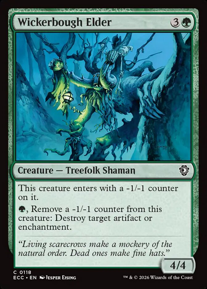 Wickerbough Elder #118 - Lorwyn Eclipsed Commander (ECC)