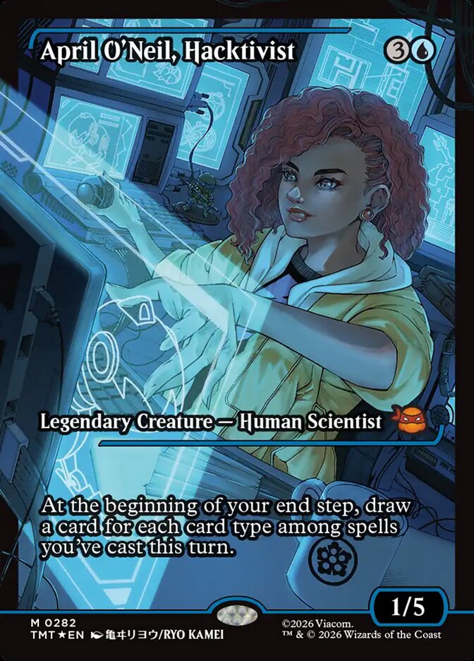 April O'Neil, Hacktivist #282 - Teenage Mutant Ninja Turtles (TMT)