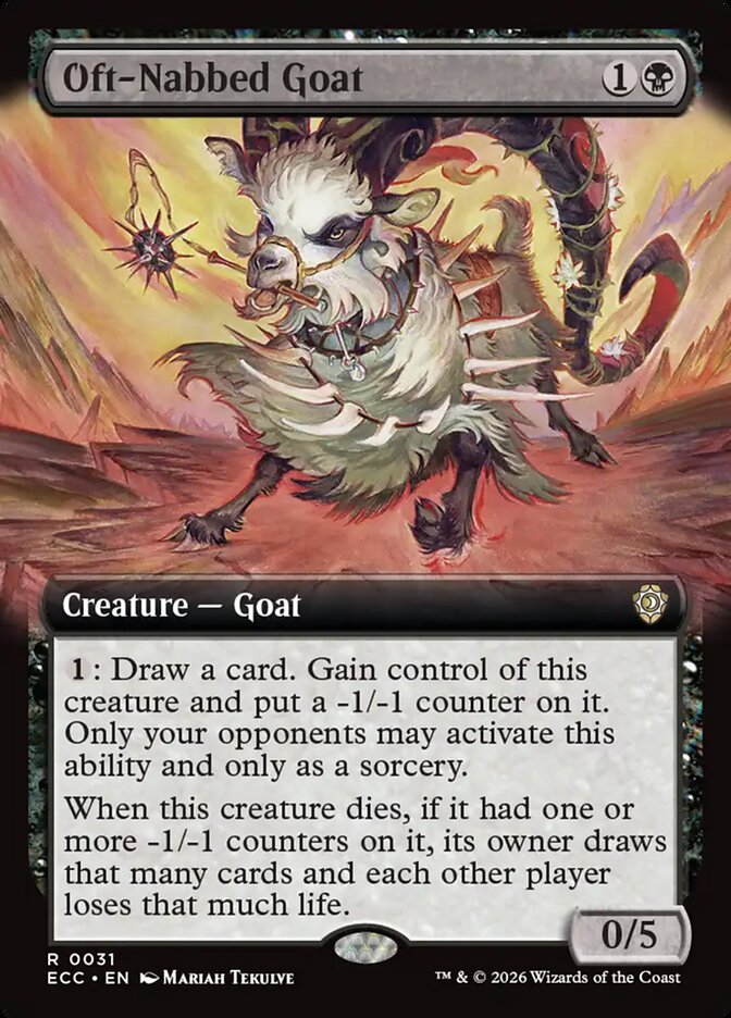 Oft-Nabbed Goat #31 - Lorwyn Eclipsed Commander (ECC)