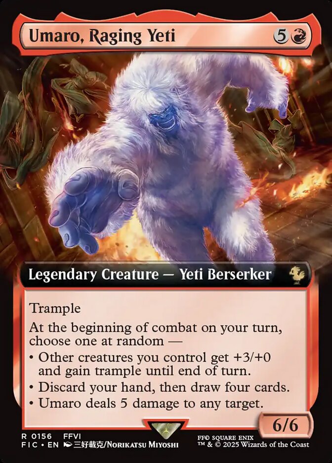 Umaro, Raging Yeti #156 - Final Fantasy Commander (FIC)