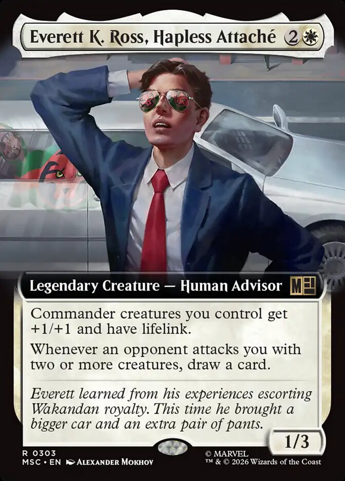 Everett K. Ross, Hapless Attaché - Marvel Super Heroes Commander (MSC)