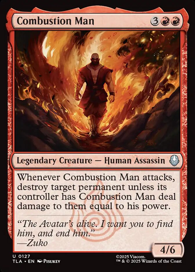 Combustion Man - Avatar: The Last Airbender (TLA)