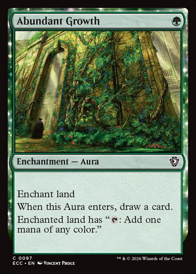 Abundant Growth #97 - Lorwyn Eclipsed Commander (ECC)