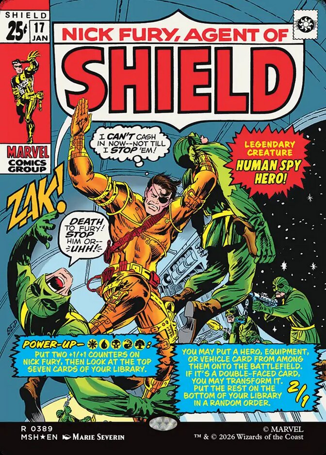 Nick Fury, Agent of S.H.I.E.L.D. - Marvel Super Heroes (MSH)