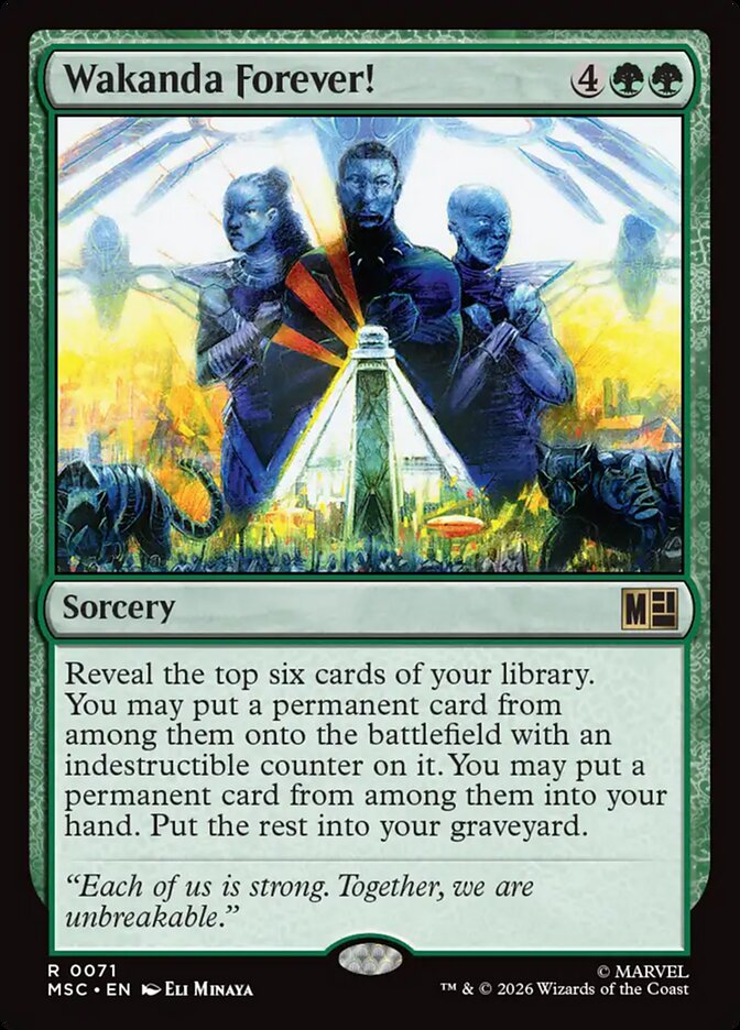 Wakanda Forever! - Marvel Super Heroes Commander (MSC)