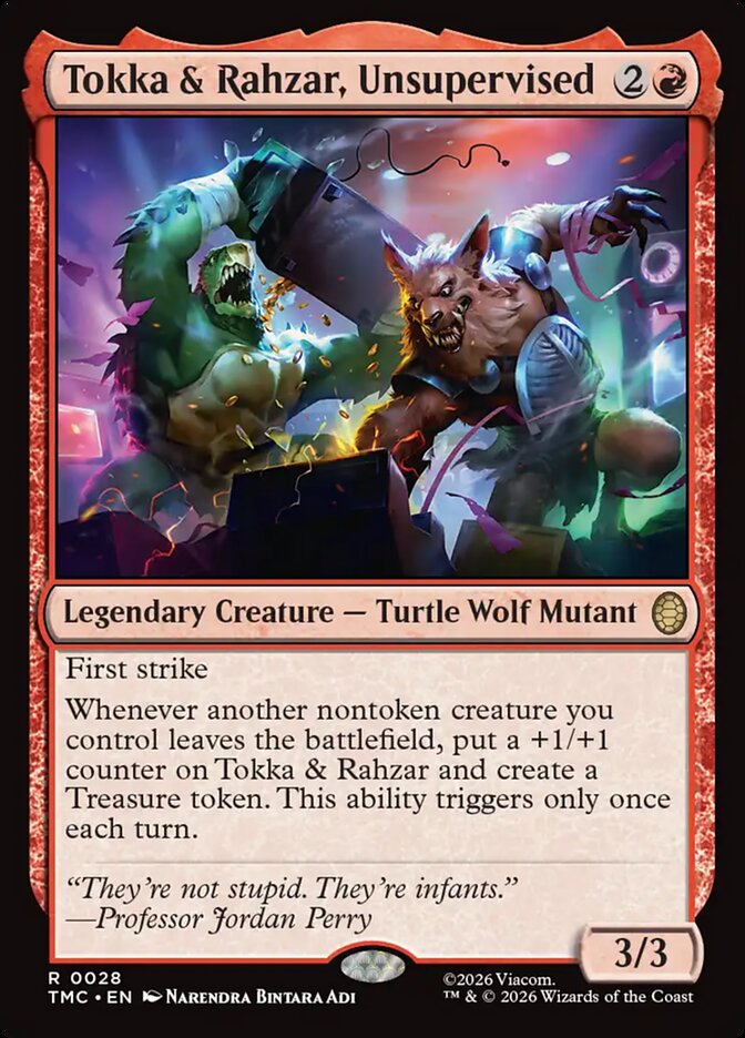 Tokka & Rahzar, Unsupervised #28 - Teenage Mutant Ninja Turtles Eternal (TMC)