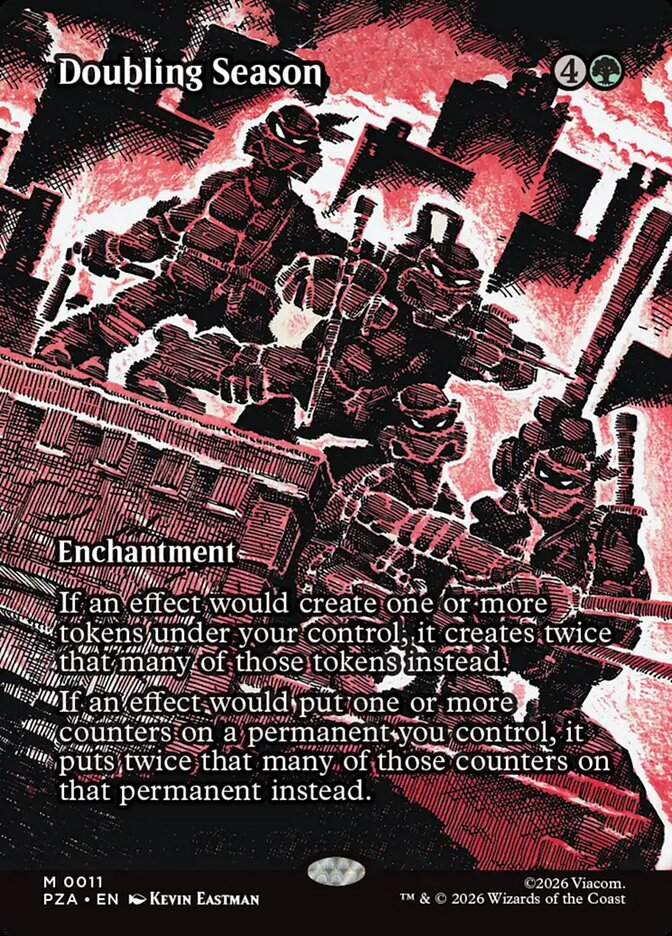 Doubling Season #11 - Teenage Mutant Ninja Turtles Source Material (PZA)