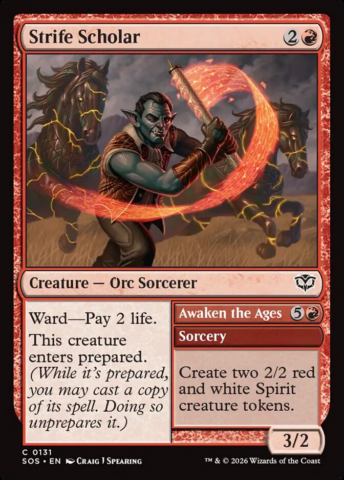 Strife Scholar // Awaken the Ages - Secrets of Strixhaven (SOS)