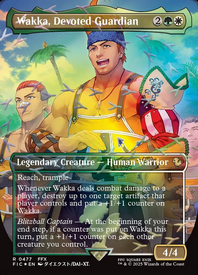 Wakka, Devoted Guardian #477 - Final Fantasy Commander (FIC)