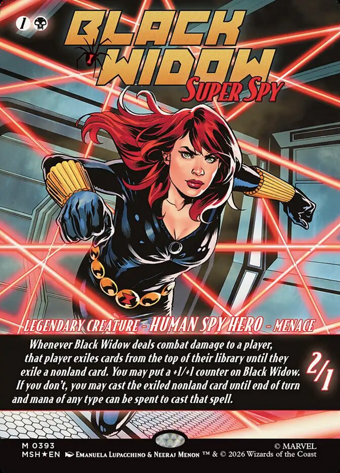 Black Widow, Super Spy - Marvel Super Heroes (MSH)