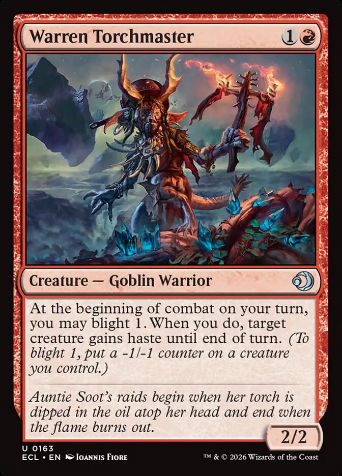 Warren Torchmaster #163 - Lorwyn Eclipsed (ECL)