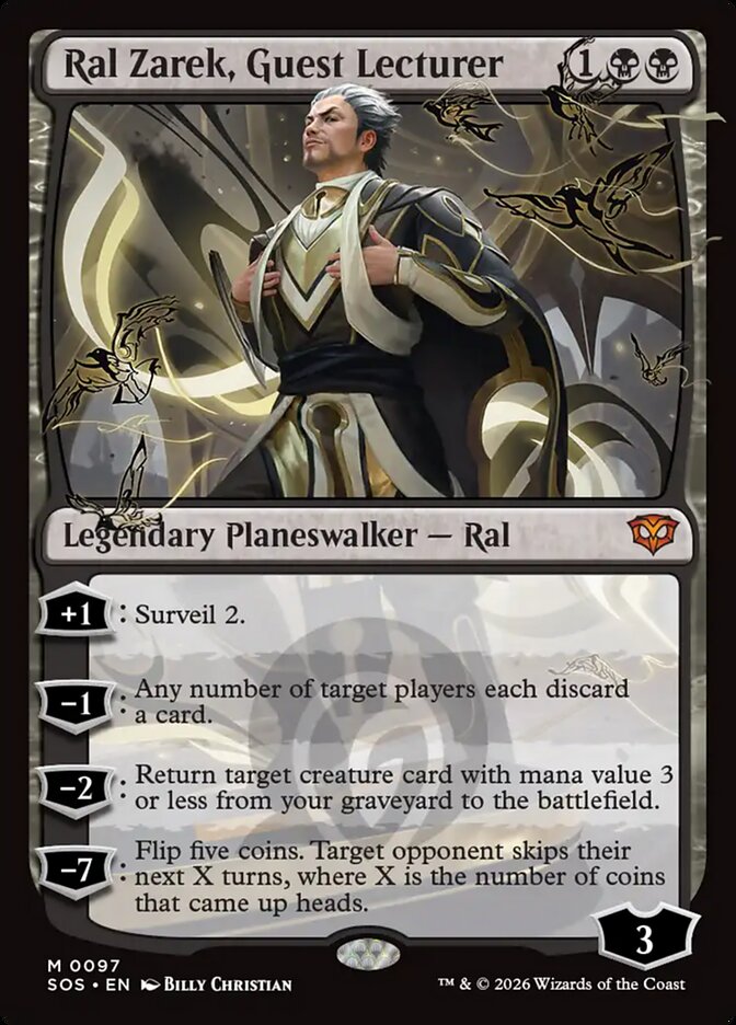 Ral Zarek, Guest Lecturer - Secrets of Strixhaven (SOS)