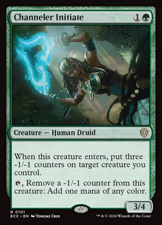 Channeler Initiate #101 - Lorwyn Eclipsed Commander (ECC)