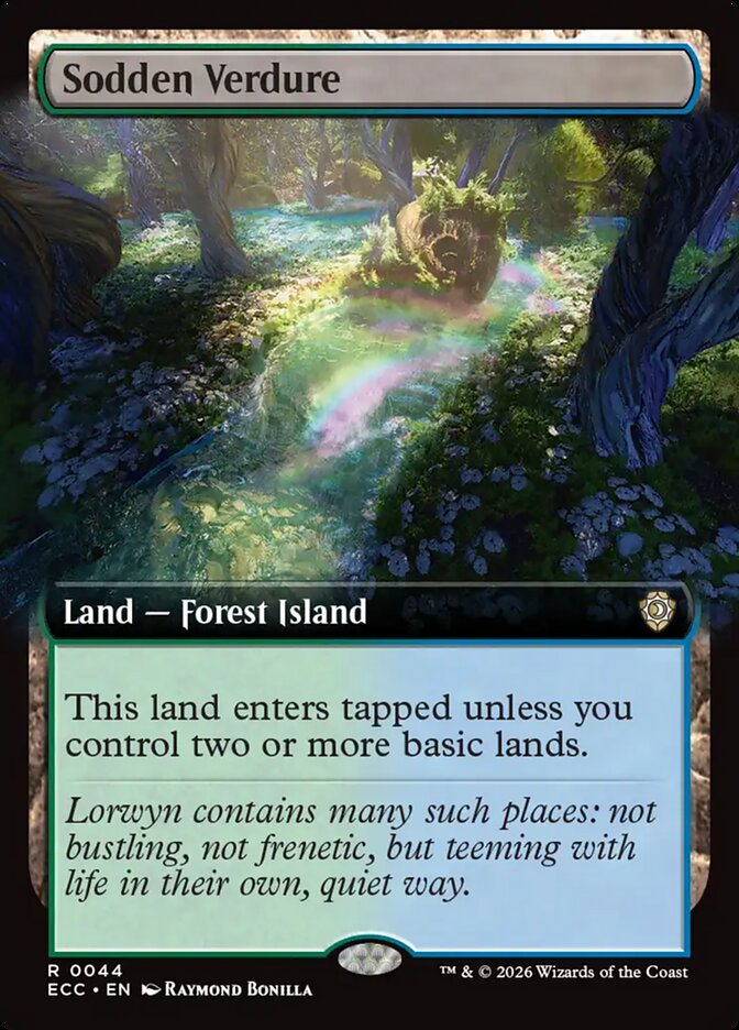 Sodden Verdure #44 - Lorwyn Eclipsed Commander (ECC)