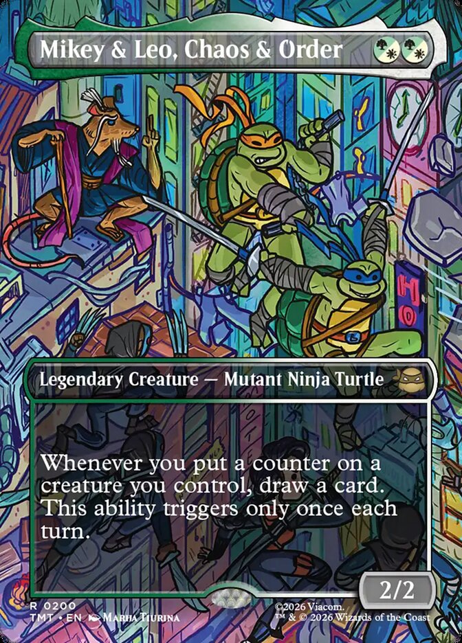Mikey & Leo, Chaos & Order - Teenage Mutant Ninja Turtles (TMT)