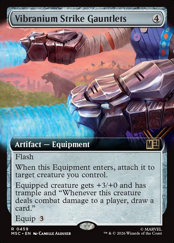 Vibranium Strike Gauntlets - Marvel Super Heroes Commander (MSC)