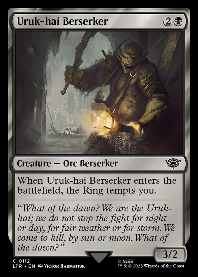 Uruk-hai Berserker - The Lord of the Rings: Tales of Middle-earth (LTR)
