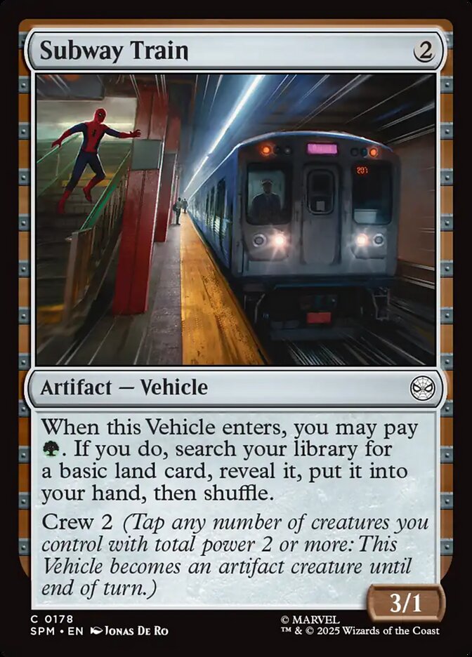 Subway Train #178 - Marvel's Spider-Man (SPM)