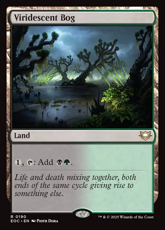 Viridescent Bog #190 - Edge of Eternities Commander (EOC)