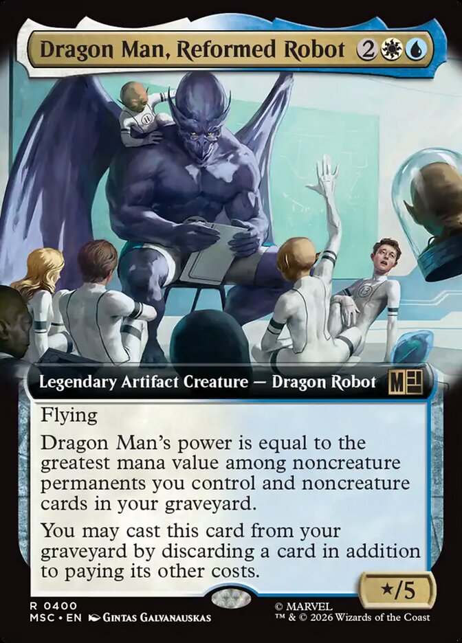 Dragon Man, Reformed Robot - Marvel Super Heroes Commander (MSC)