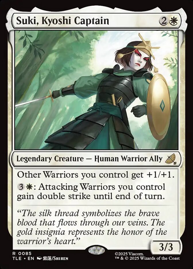 Suki, Kyoshi Captain #85 - Avatar: The Last Airbender Eternal (TLE)