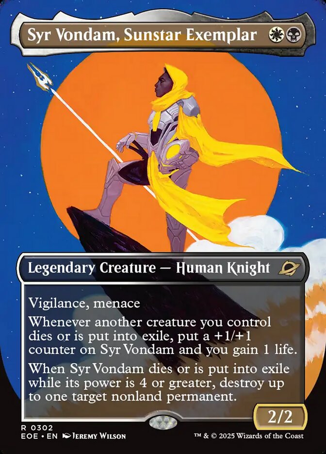 Syr Vondam, Sunstar Exemplar - Edge of Eternities (EOE)
