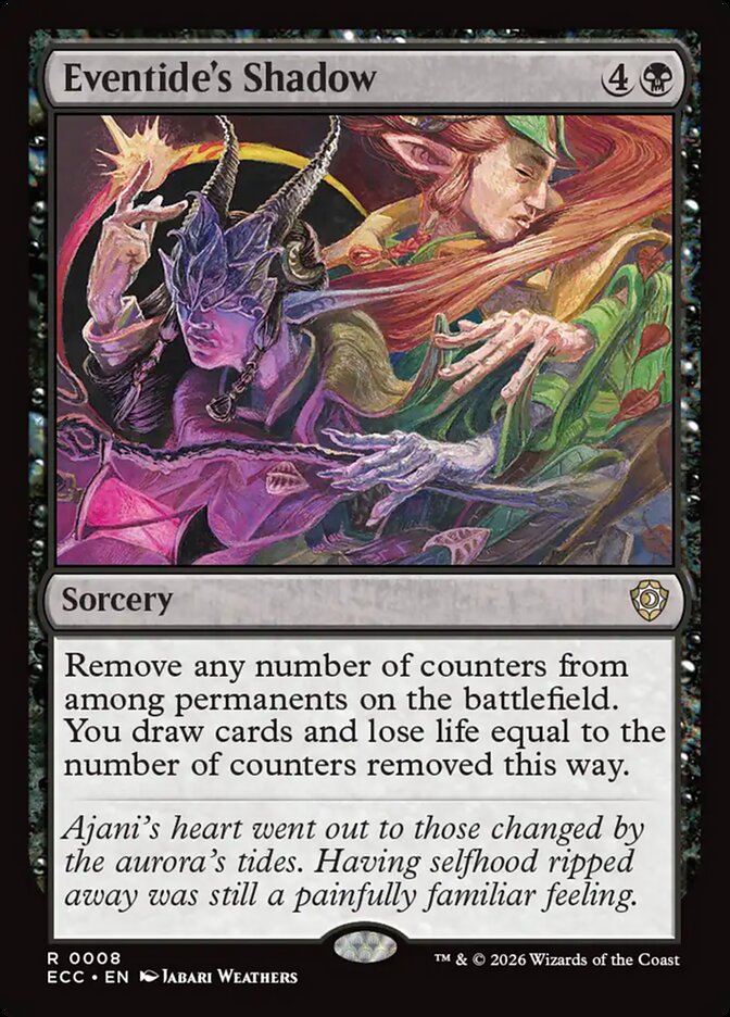 Eventide's Shadow #8 - Lorwyn Eclipsed Commander (ECC)