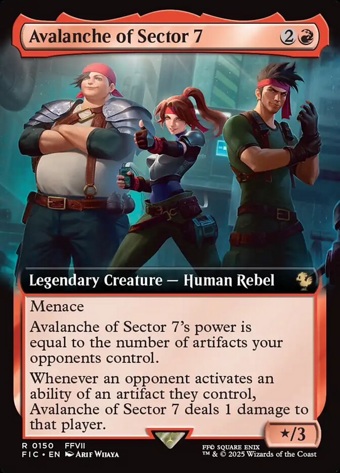 Avalanche of Sector 7 #150 - Final Fantasy Commander (FIC)